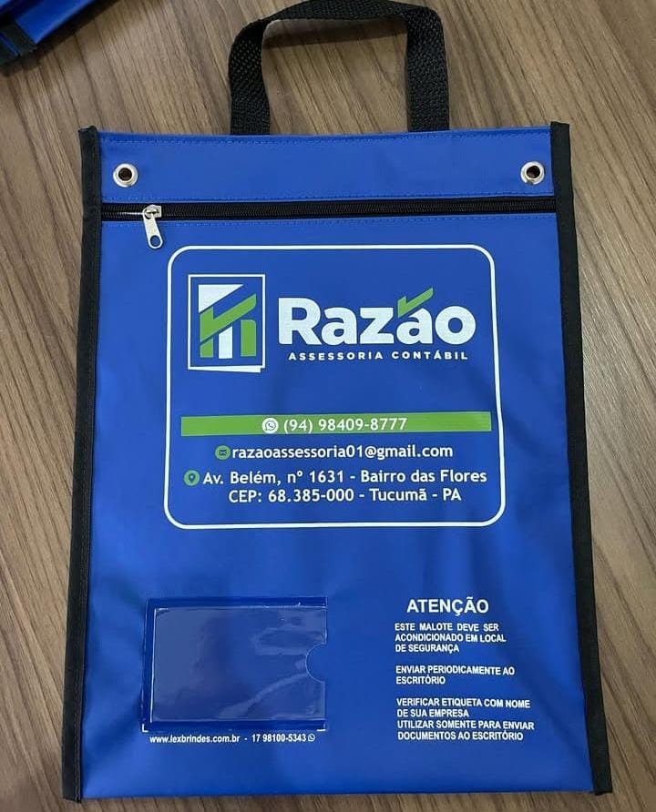 Imagem destacada do produto Malote Personalizado Vertical 7001